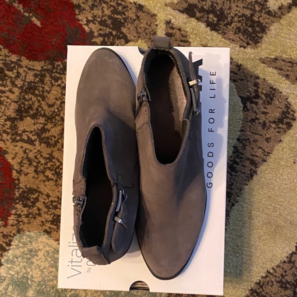 Sonoma Gray Ankle Boots